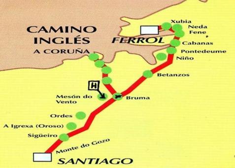 Hotel Canaima Bruma 1,5 K Camino O Meson Do Vento Exterior photo